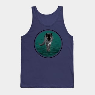 Gray Wolf Walking Tank Top